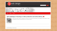 Desktop Screenshot of cbpwebdesign.com
