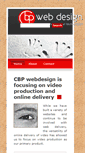 Mobile Screenshot of cbpwebdesign.com