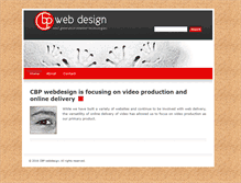 Tablet Screenshot of cbpwebdesign.com